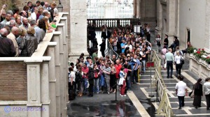 Line up to Vatican post office